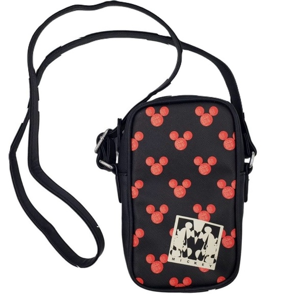 Danielle Nicole Disney Mickey Mouse Crossbody Bag Black EUC - Picture 11 of 13